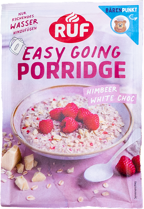 Product RUF &bdquo;Easy going Porridge&ldquo; packaged in Koehler NexPlus&reg; Seal Pure MOB 72 gsm