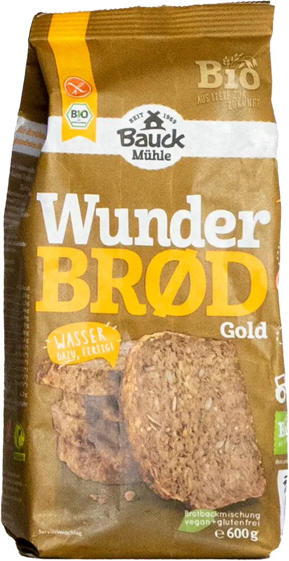 Product Bauck Wunderbrod packaged in Koehler NexPlus&reg; Seal Pure MOB 72 gsm